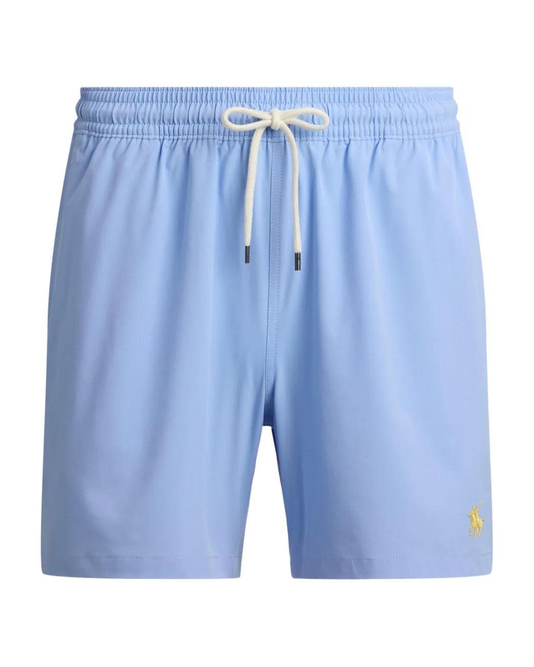 Polo Ralph Lauren Blue Traveller Logo-Embroidered Swim Shorts for men