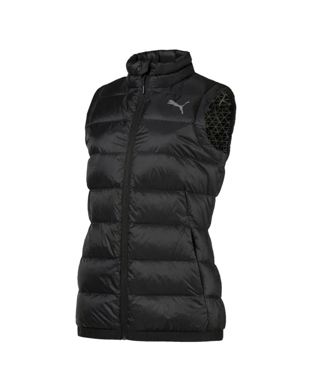 PUMA Black Gesteppte Packlite Weste