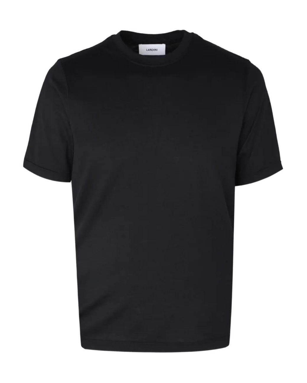 Lardini Black Crew Neck T-Shirt for men