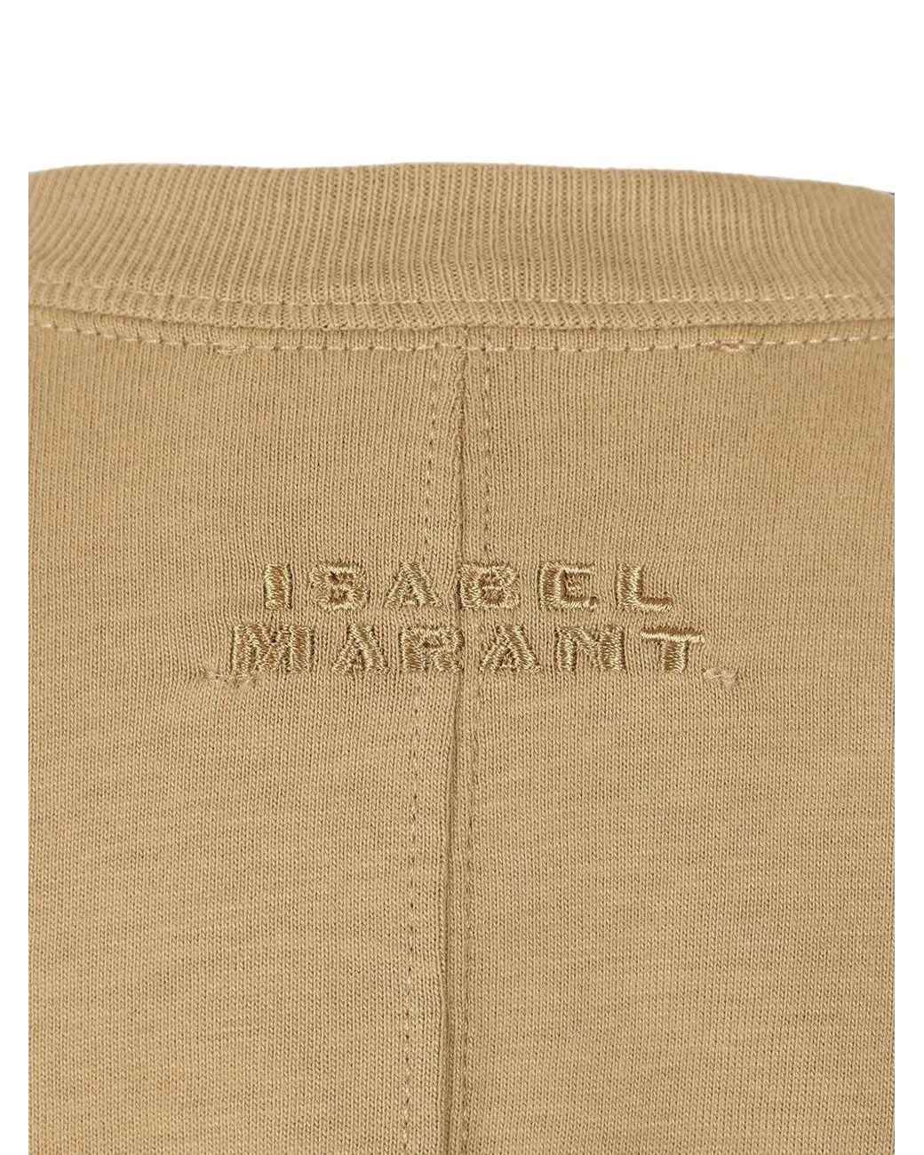 Isabel Marant Natural Twisted Sleeveless T-Shirt
