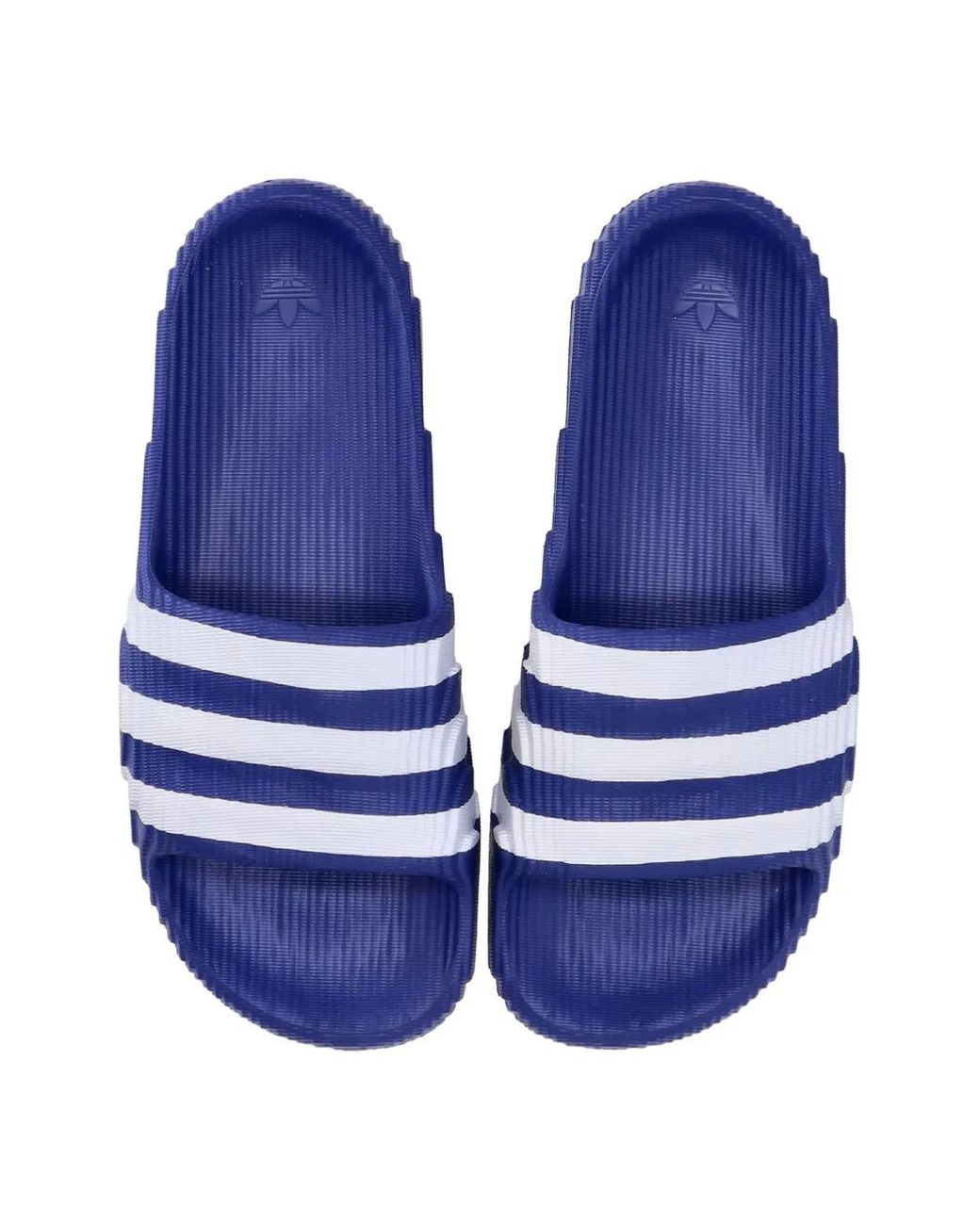 Adidas Blue Adilette Slides for men