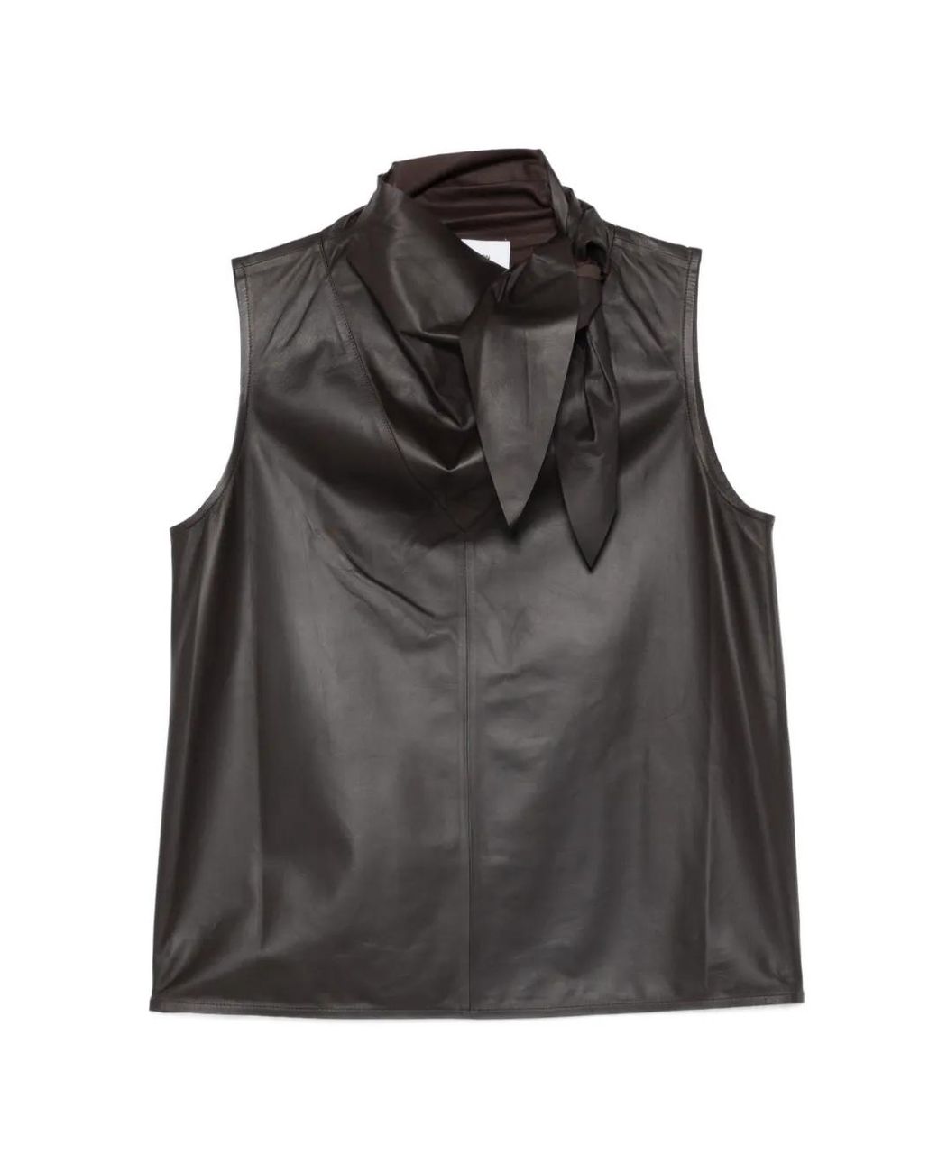 Yves Salomon Black Cacao Lamb Top