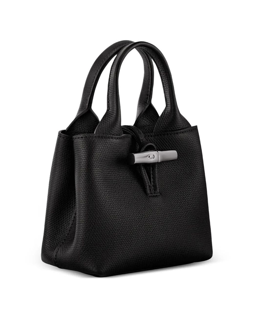 Longchamp Black Le Roseau Xs Handbag