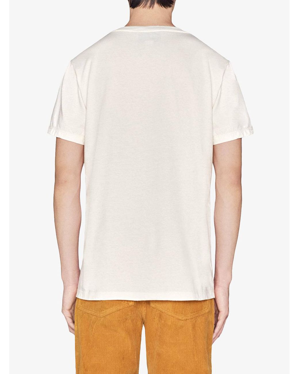 GUCCI★素敵！White Bunny Rabbit Logo Turtle Neck T-Shirt NWT $650 GUCCI White Bunny Rabbit Logo Turtle Neck T-Shirt