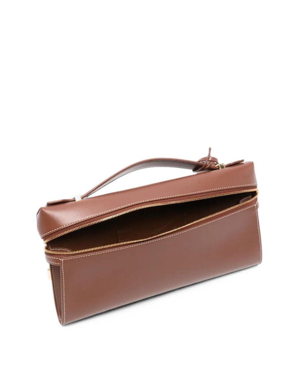 Loro Piana Brown Extra Clutch L29 Bag
