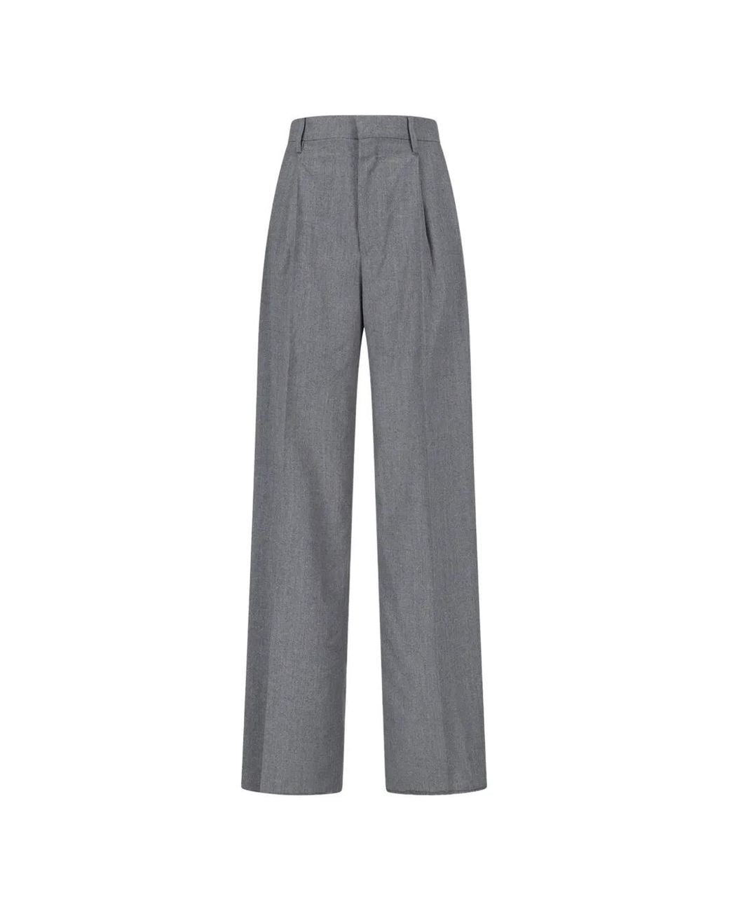 Tagliatore Gray Double-Breasted Buttoned Suit