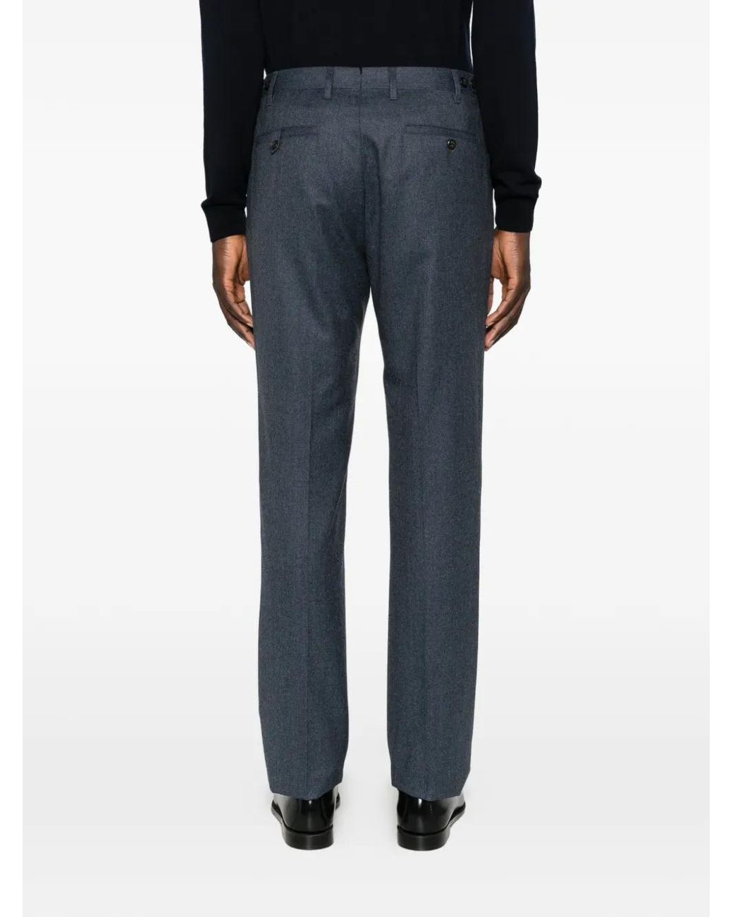 Corneliani Broek Met Afwerking in het Blue voor heren