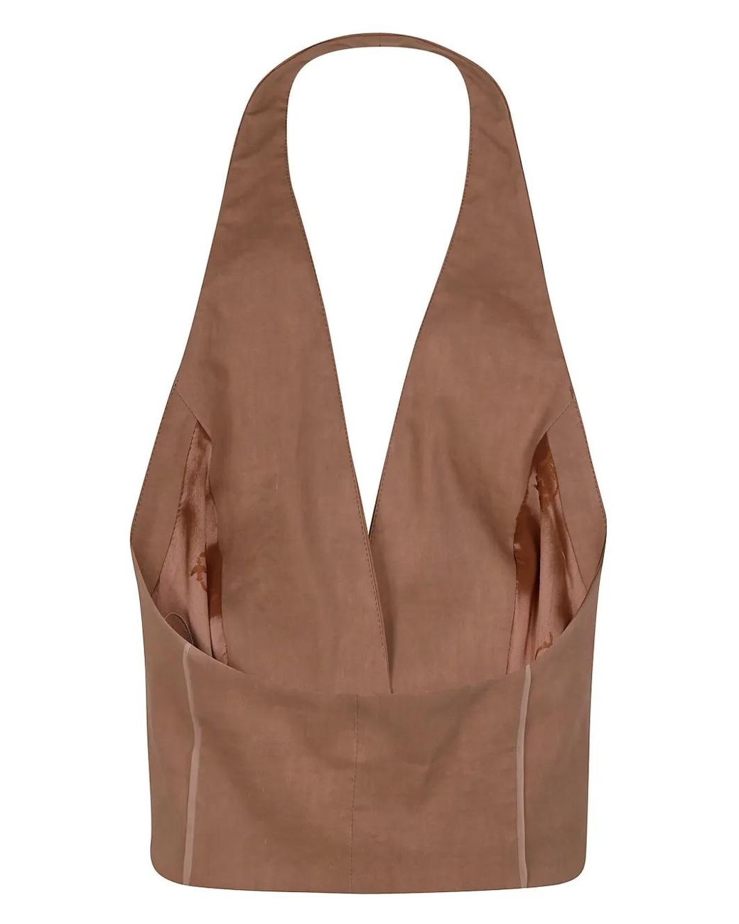 Pinko Brown 'Cornacchia' Top
