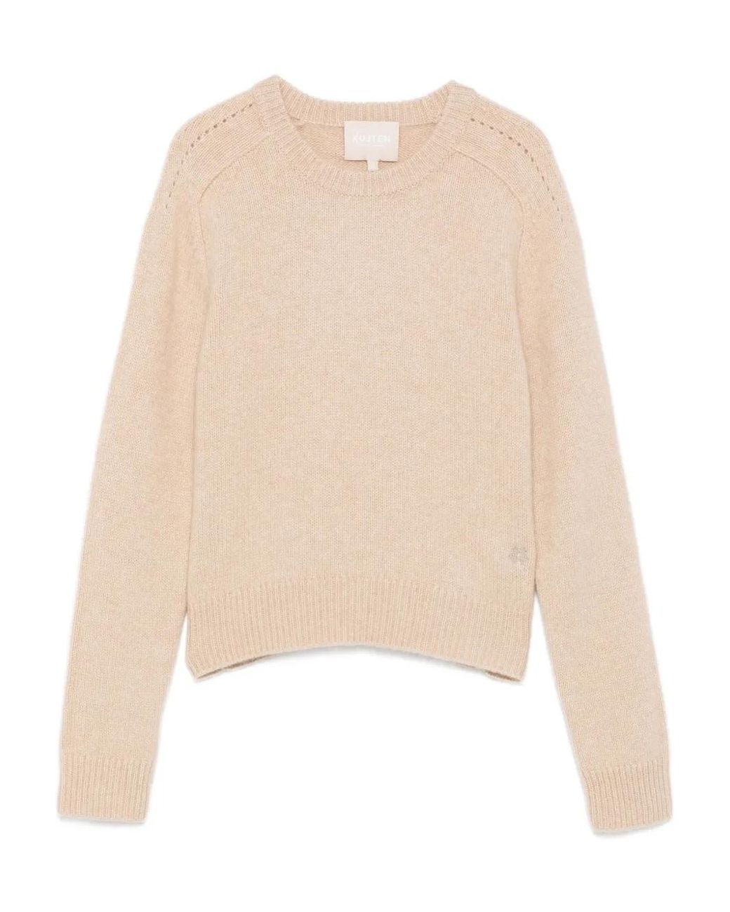 Pull En Cachemire Kujten en coloris Natural