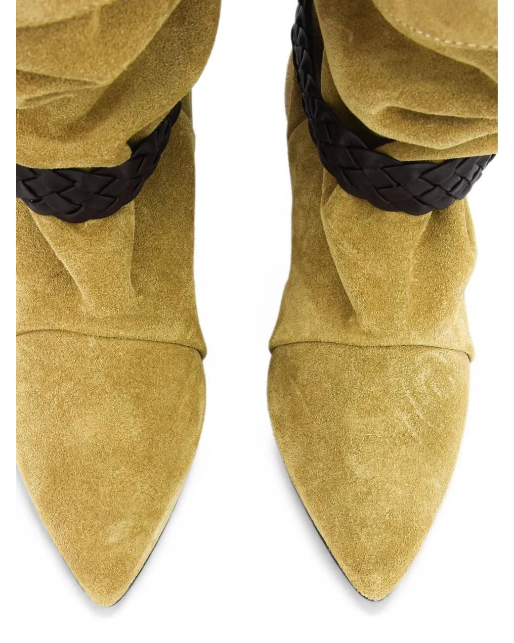 Nubikk Metallic Sally Lynn Slouchy Ankle Boots