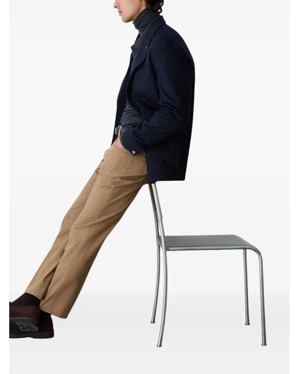 Liu Jo Natural Straight-Leg Trousers Regular Fit for men