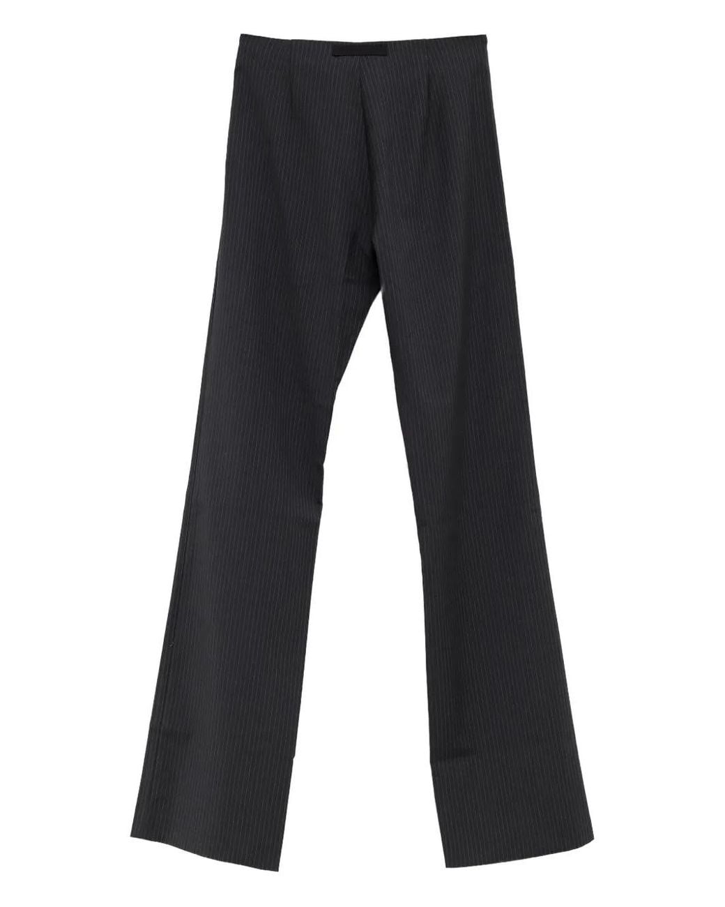 Paloma Wool Blue Pinstripe Pattern Trousers
