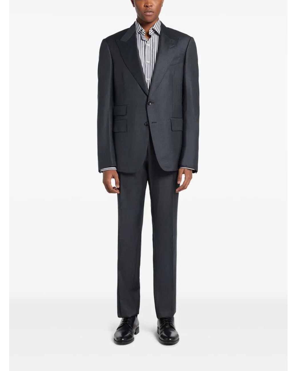 Tom Ford Black Single-Breasted Suit for men