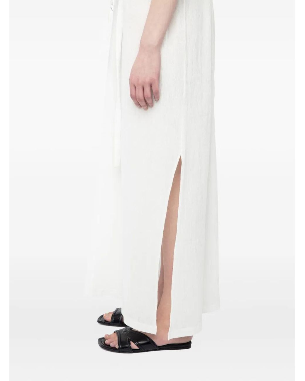 Zadig & Voltaire White Rimati Maxi Dress
