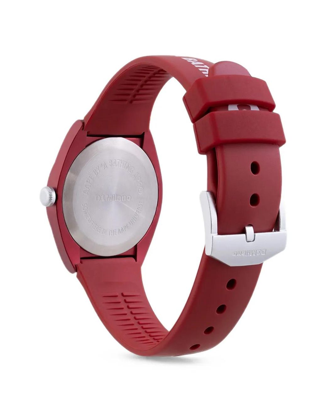 D1 Milano Red X Aape Round-Shape 34Mm Watch for men