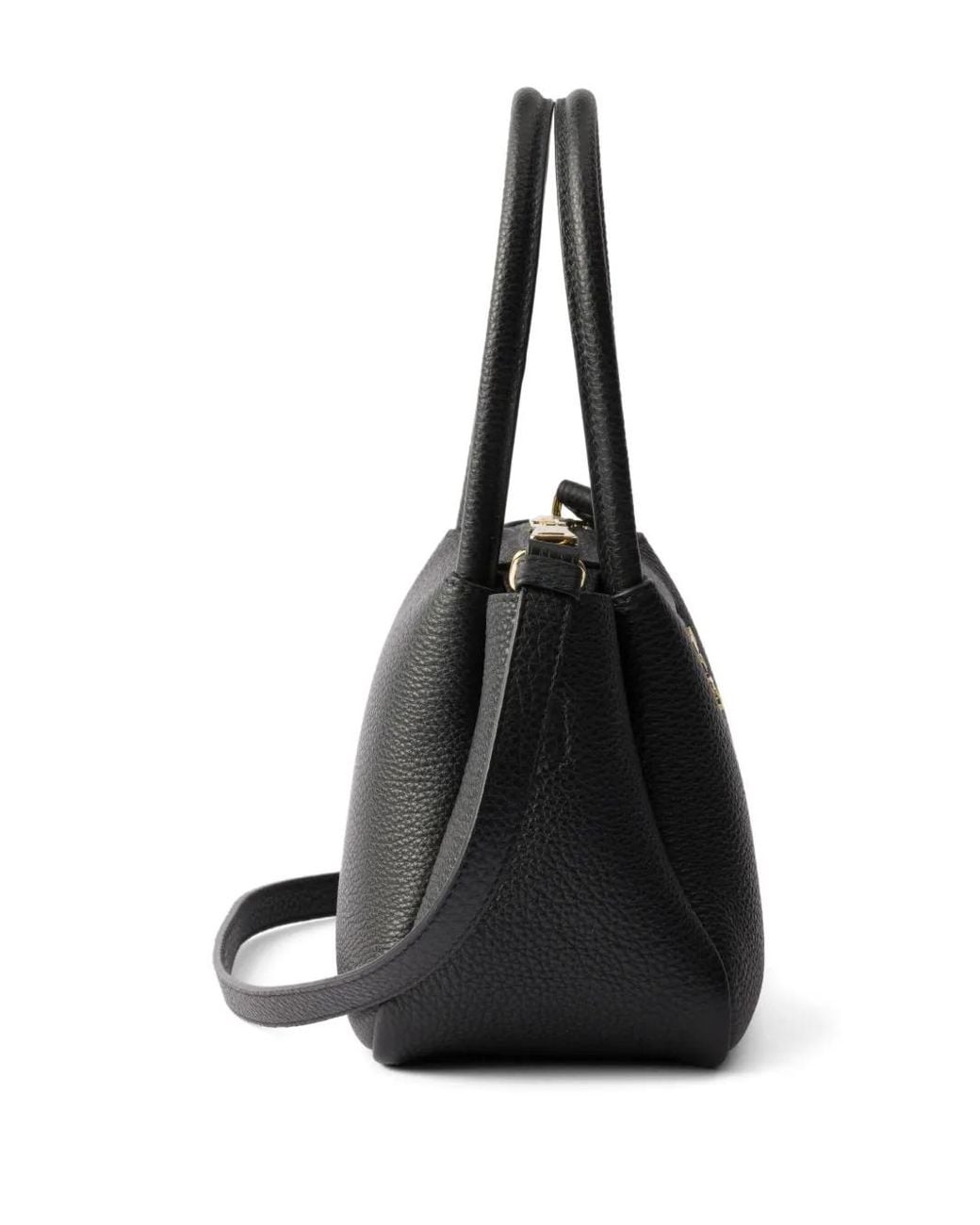 Prada Black Mini Leather Tote Bag
