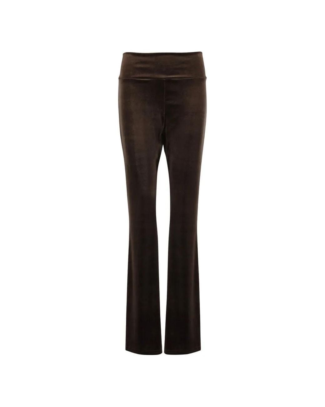 DON'T @ ME Black Flared Trousers