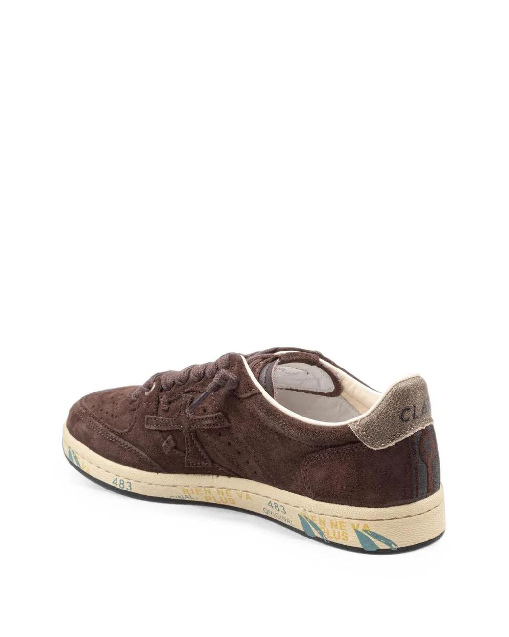 Premiata Brown Bskt Suede Sneakers