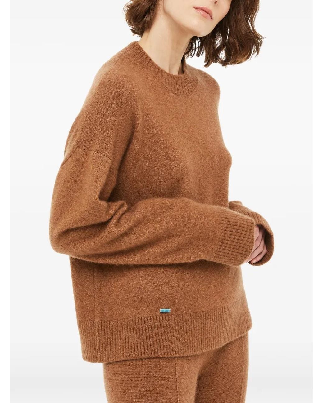 Alanui Brown Finest Crew-Neck Sweater