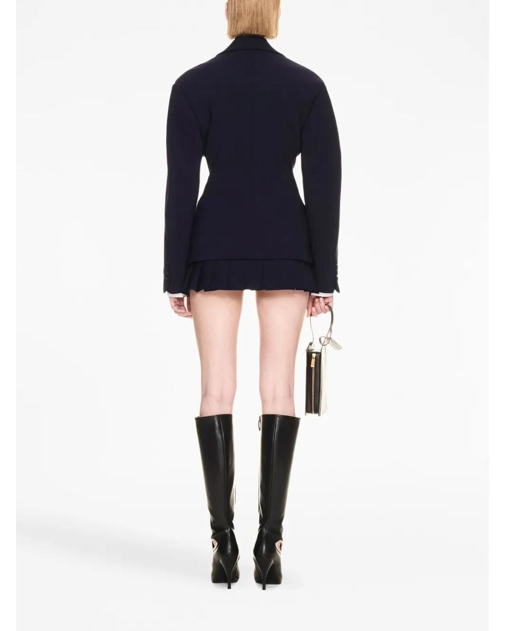 Off-White c/o Virgil Abloh Blue Single-breasted Structured Blazer