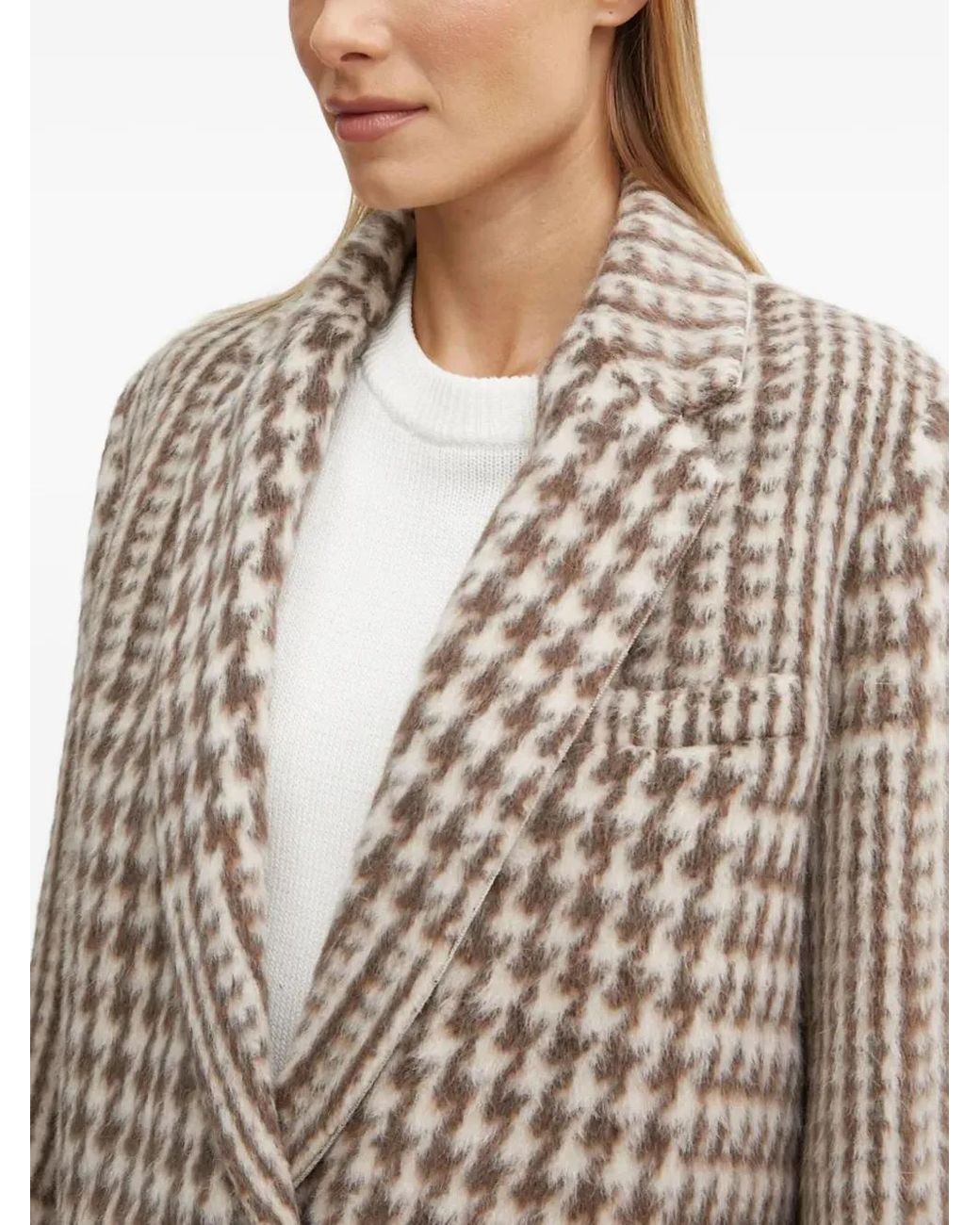 Forte_forte Gray Houndstooth Blazer