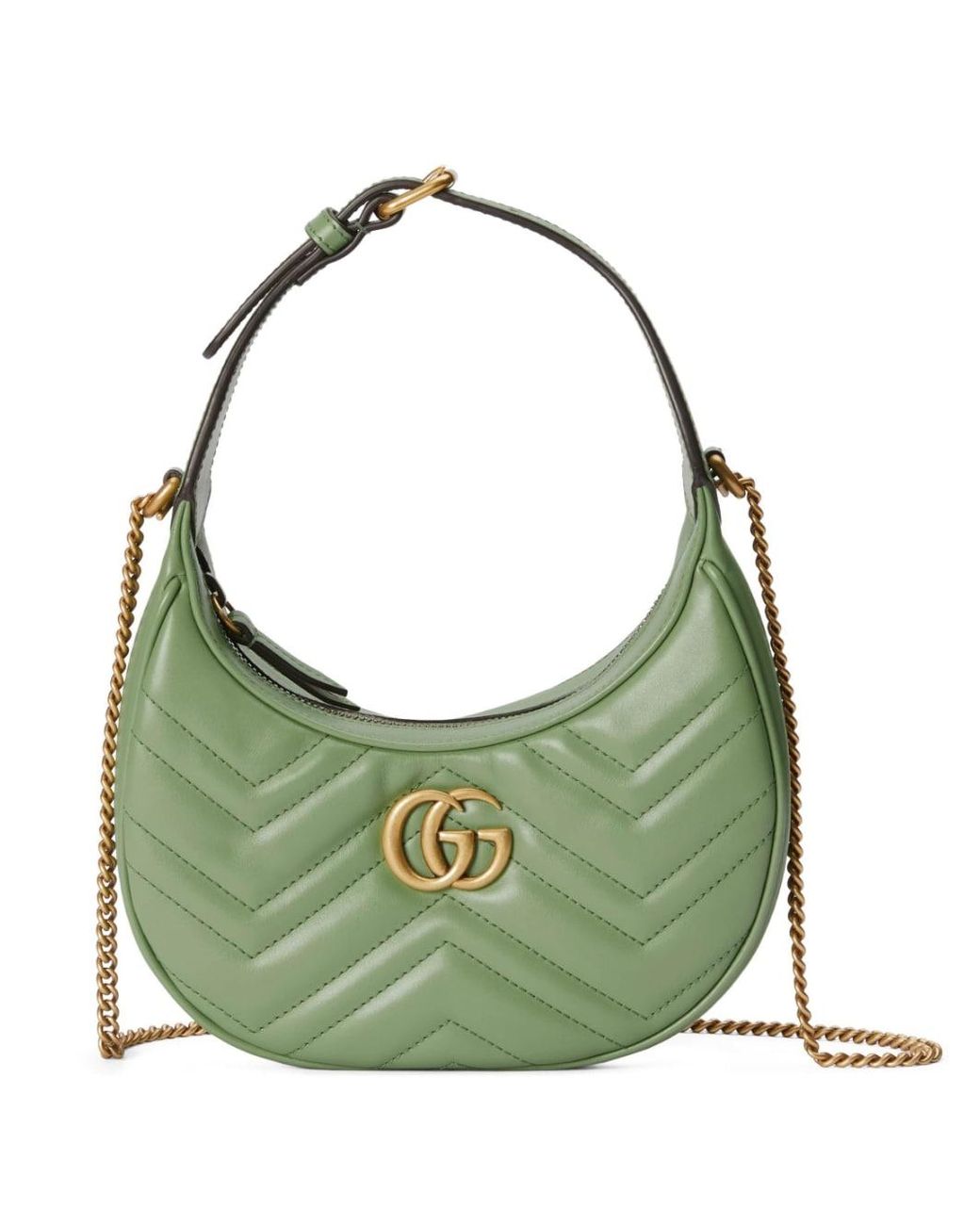 Gucci GG Marmont Kleine Tas in het Groen | Lyst NL