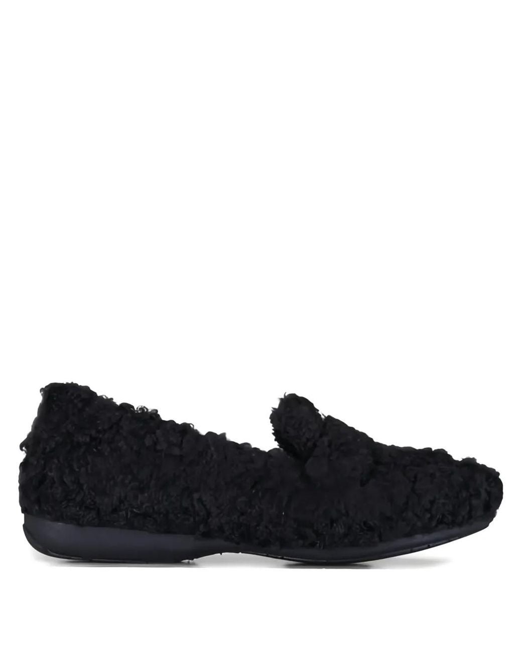 Ron White Blue Teddy Slip-On Slippers