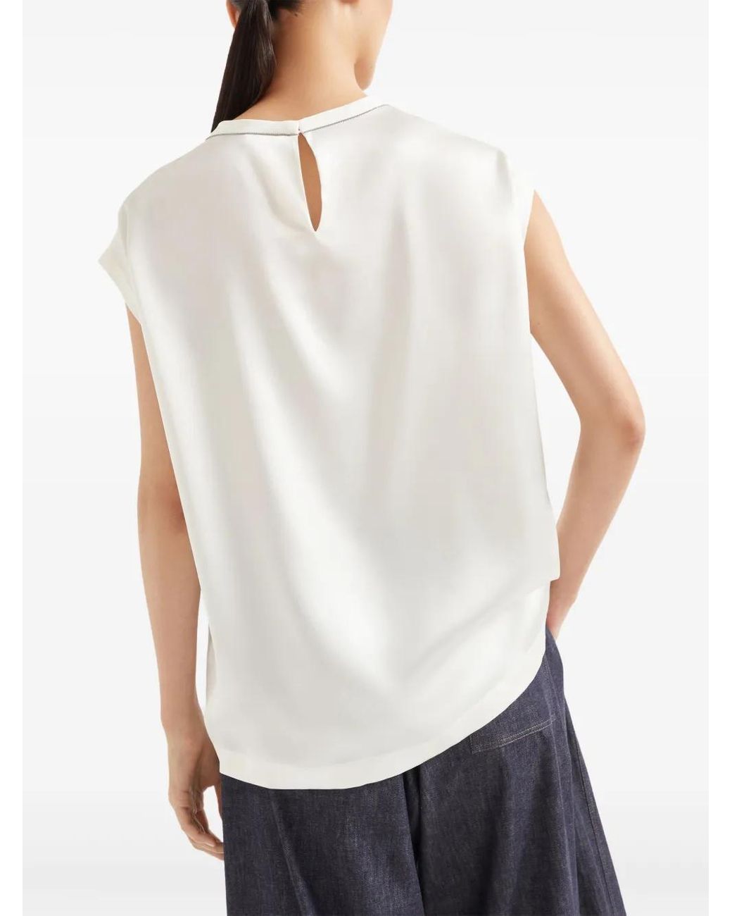 Brunello Cucinelli White Jersey