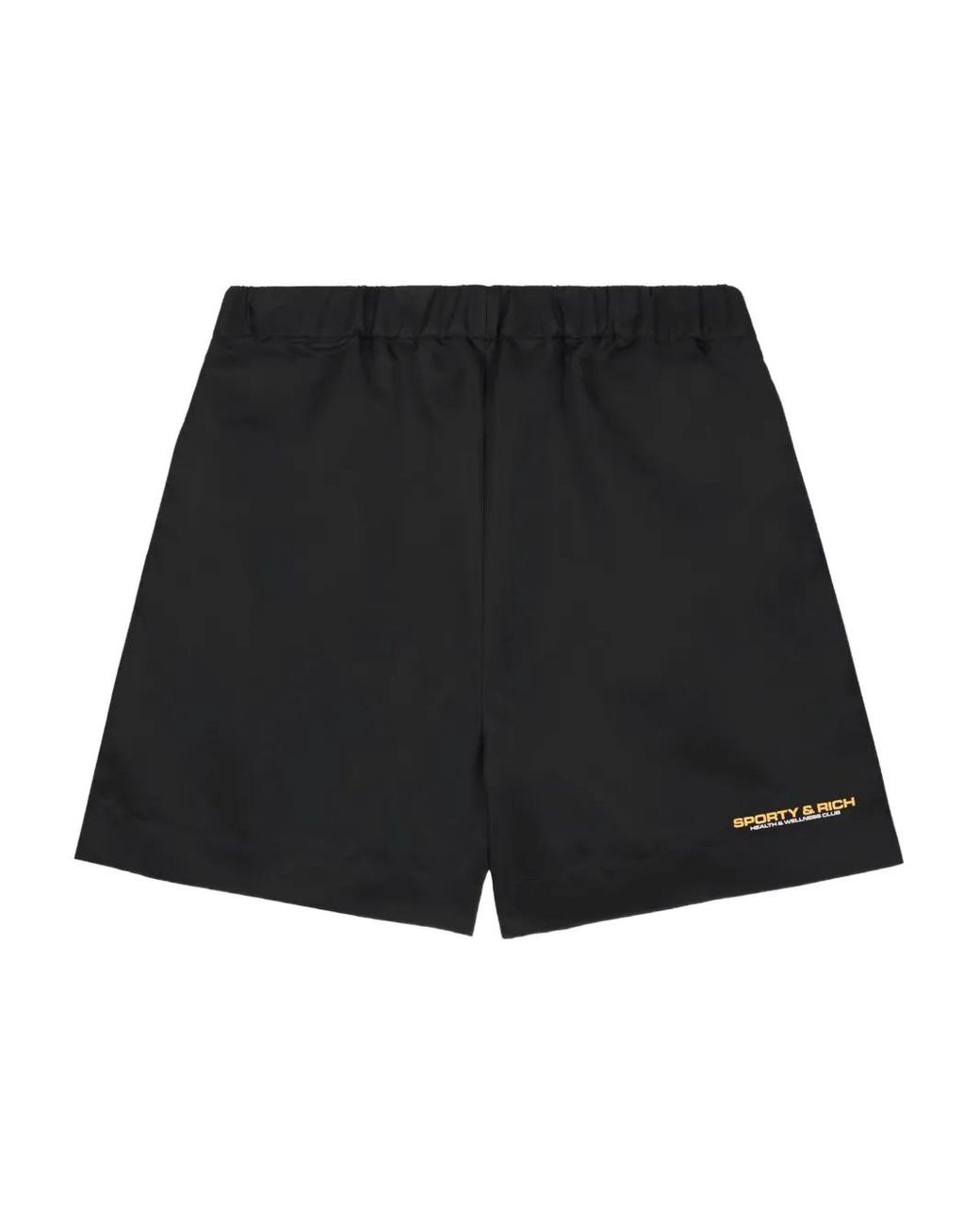 Sporty & Rich Black Bold Health Shorts