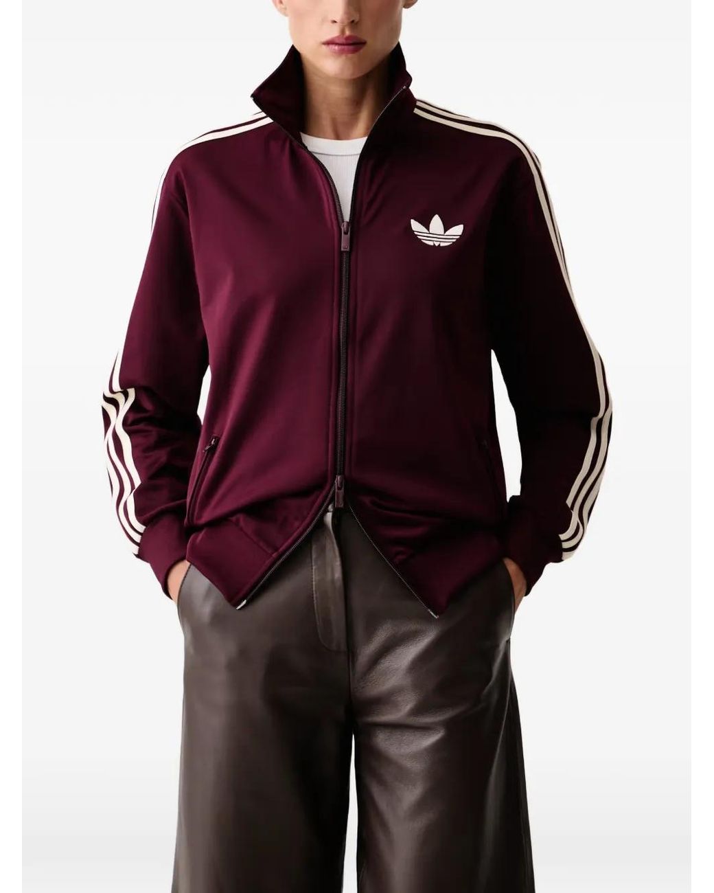 Adidas Firebird Logo-Embroidered Track Jacket