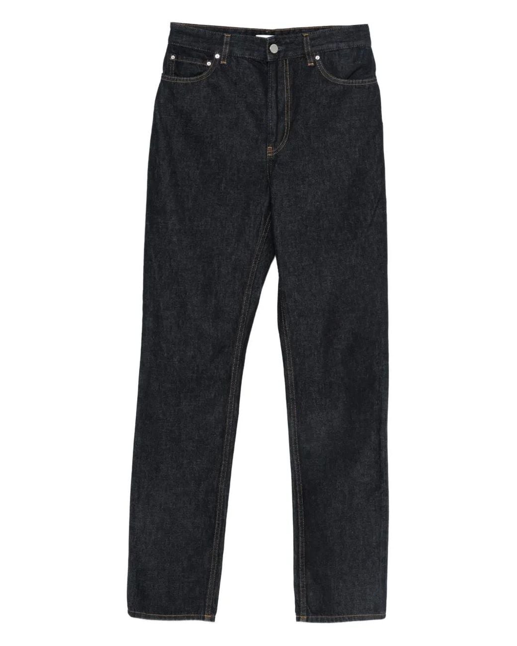 Totême Black High-Rise Slim-Fit Jeans