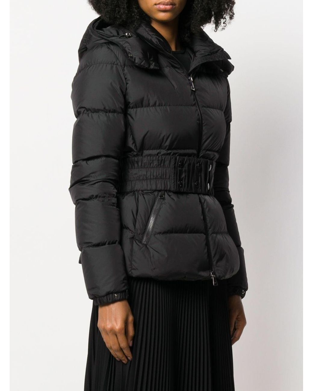 short moncler with fur