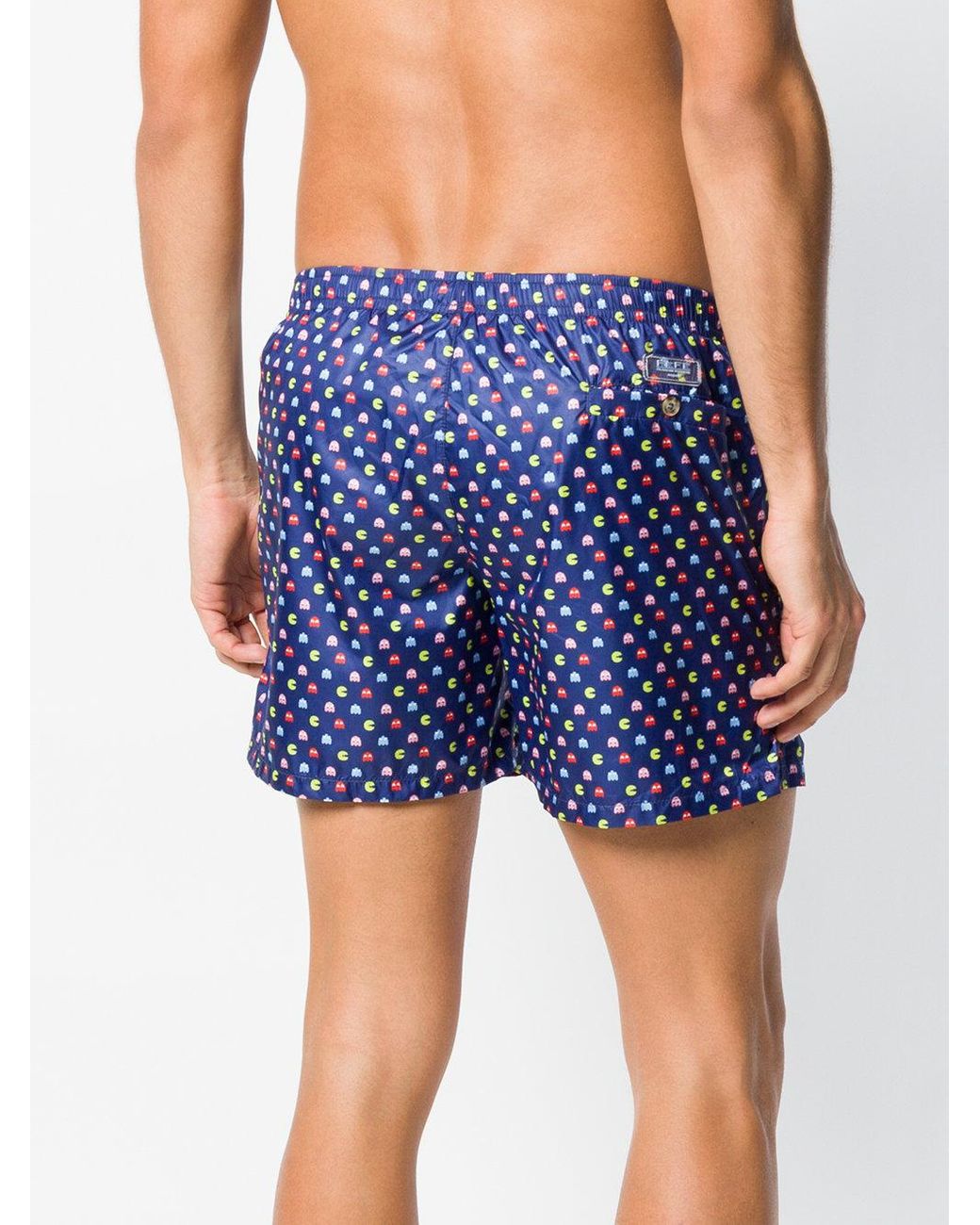 Fefe Pacman Swim Shorts in Blue for Men 