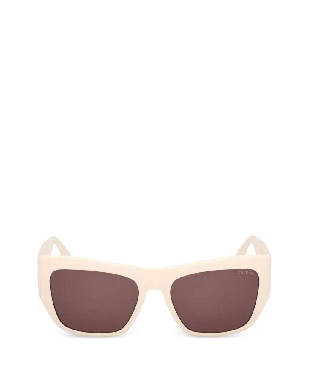 GUESS EYEWEAR Pink Logo-Embossed Rectangle-Frame Sunglasses