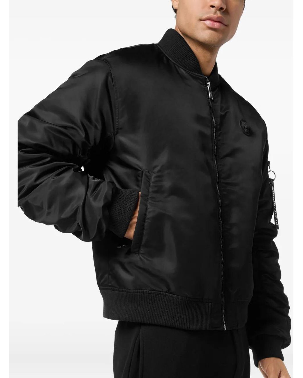 メンズ Philipp Plein ボンバージャケット Black