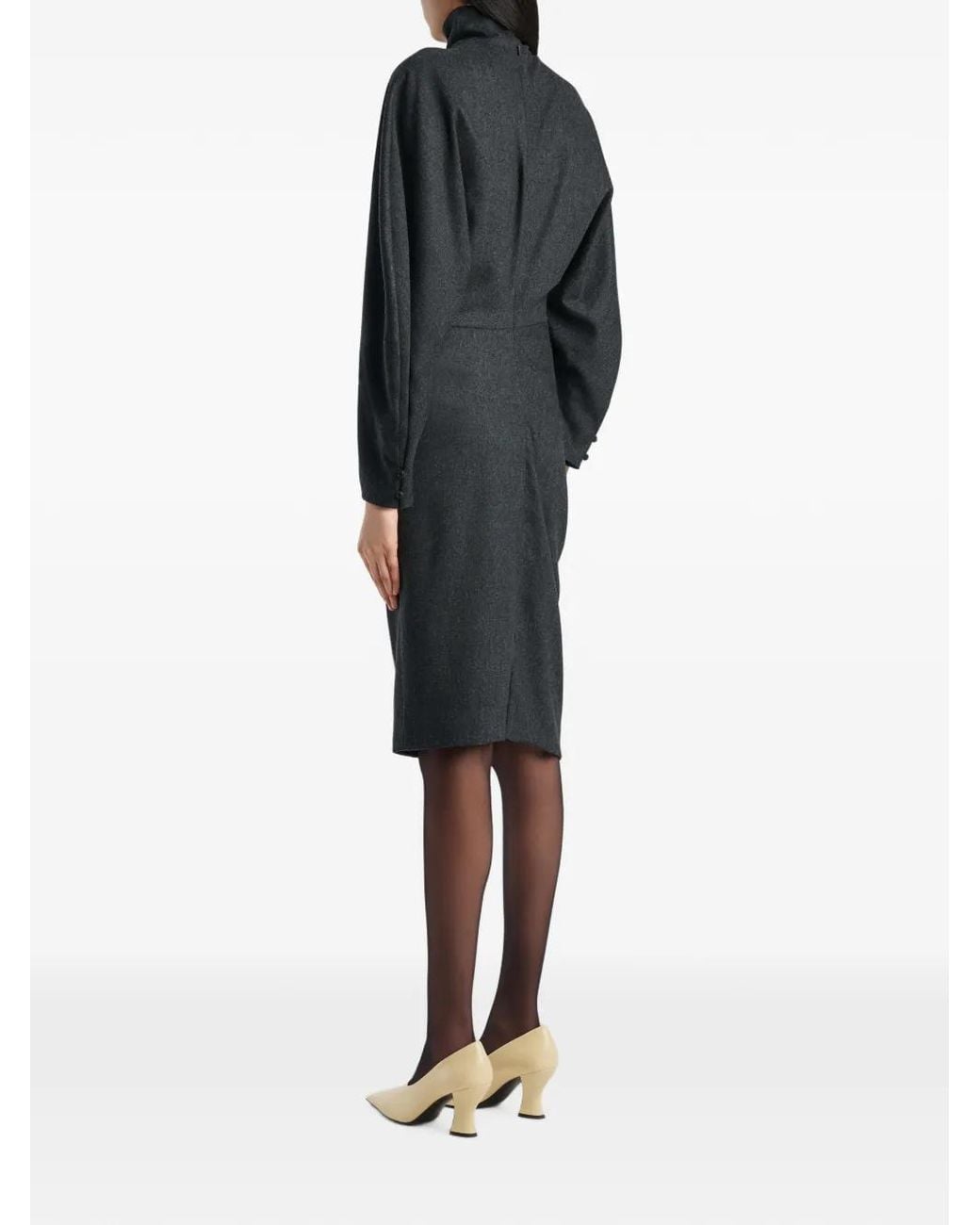 Khaite Black Harlin Dress