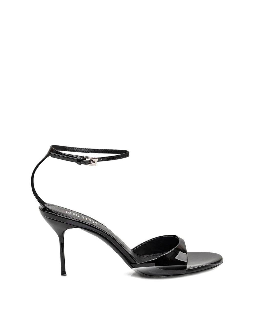 Paris Texas White Lidia Ankle Strap Pumps