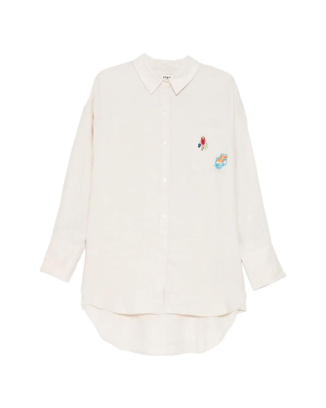 Camisa Sandbar Staud de color White