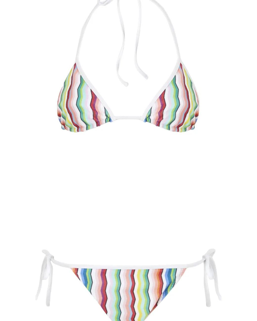Missoni White Triangle Bikini