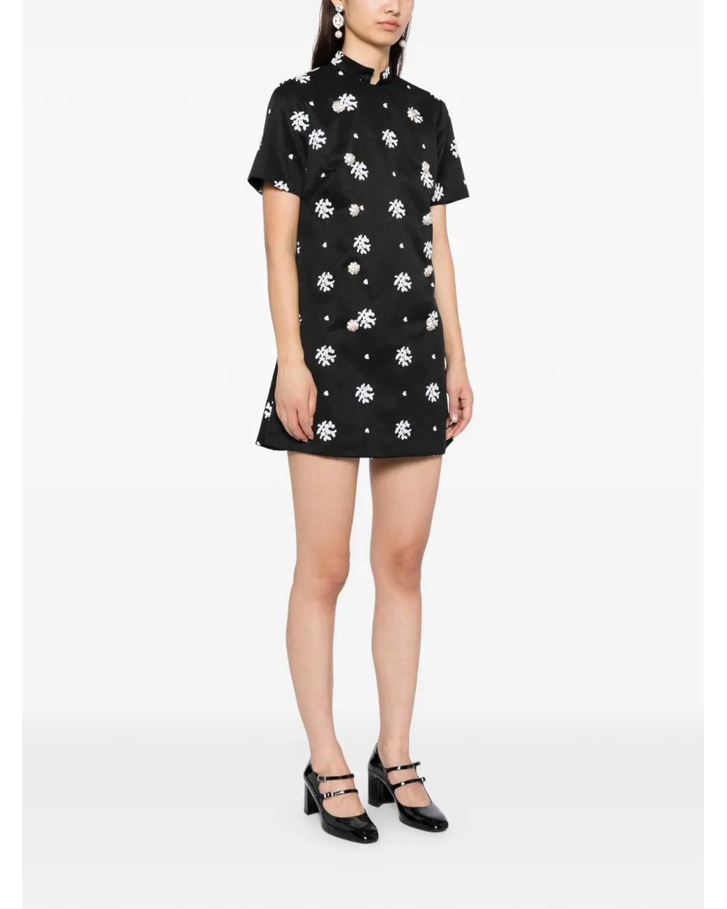 Macgraw Black Virtue Mini Dress