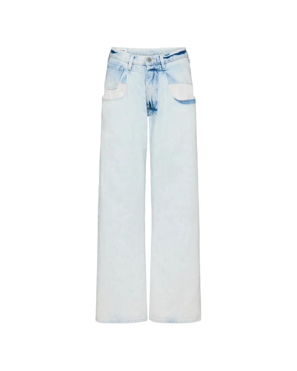 Maison Margiela Blue Straight-Leg Jeans