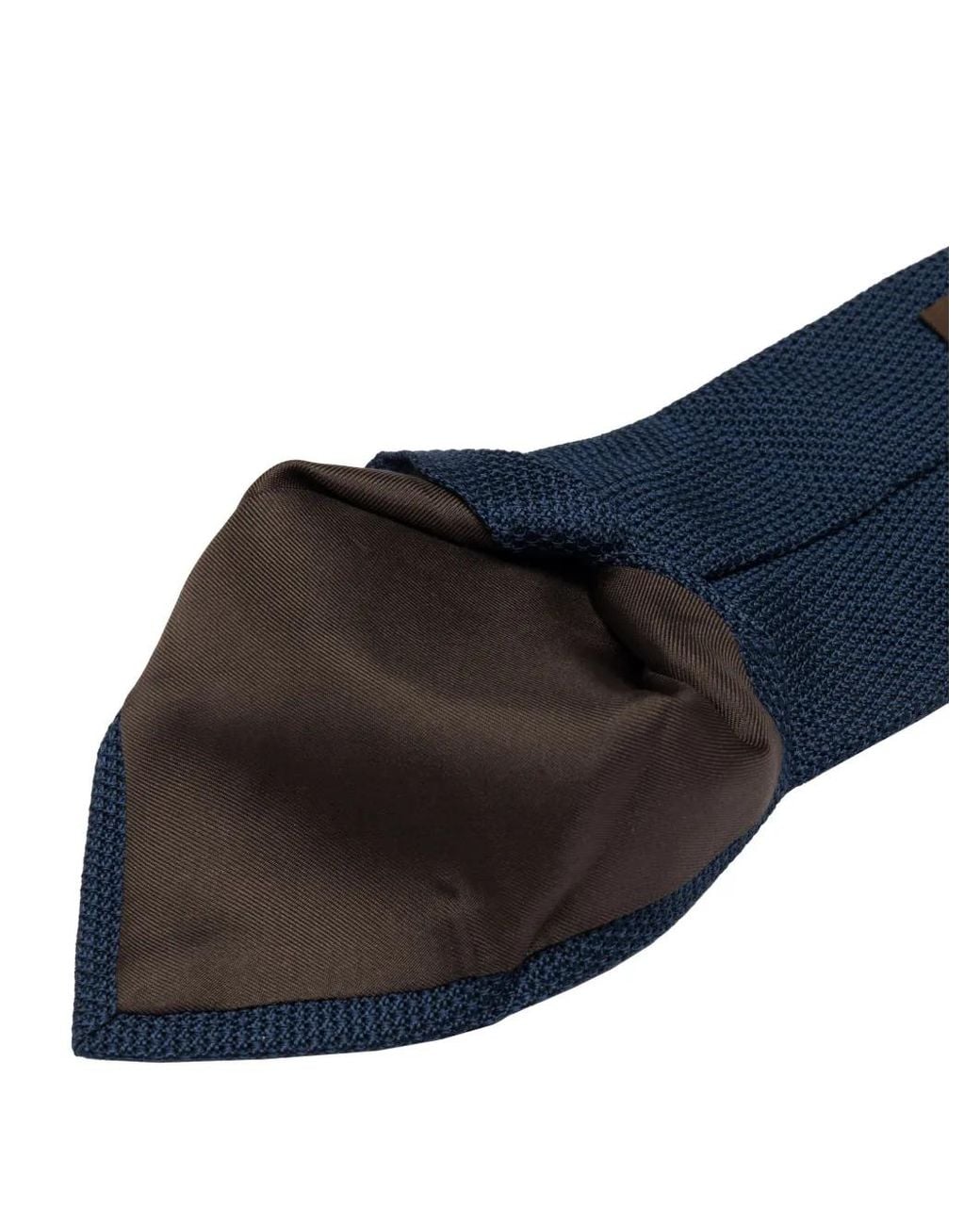 Elizabetta Blue Grenadine Silk Tie for men