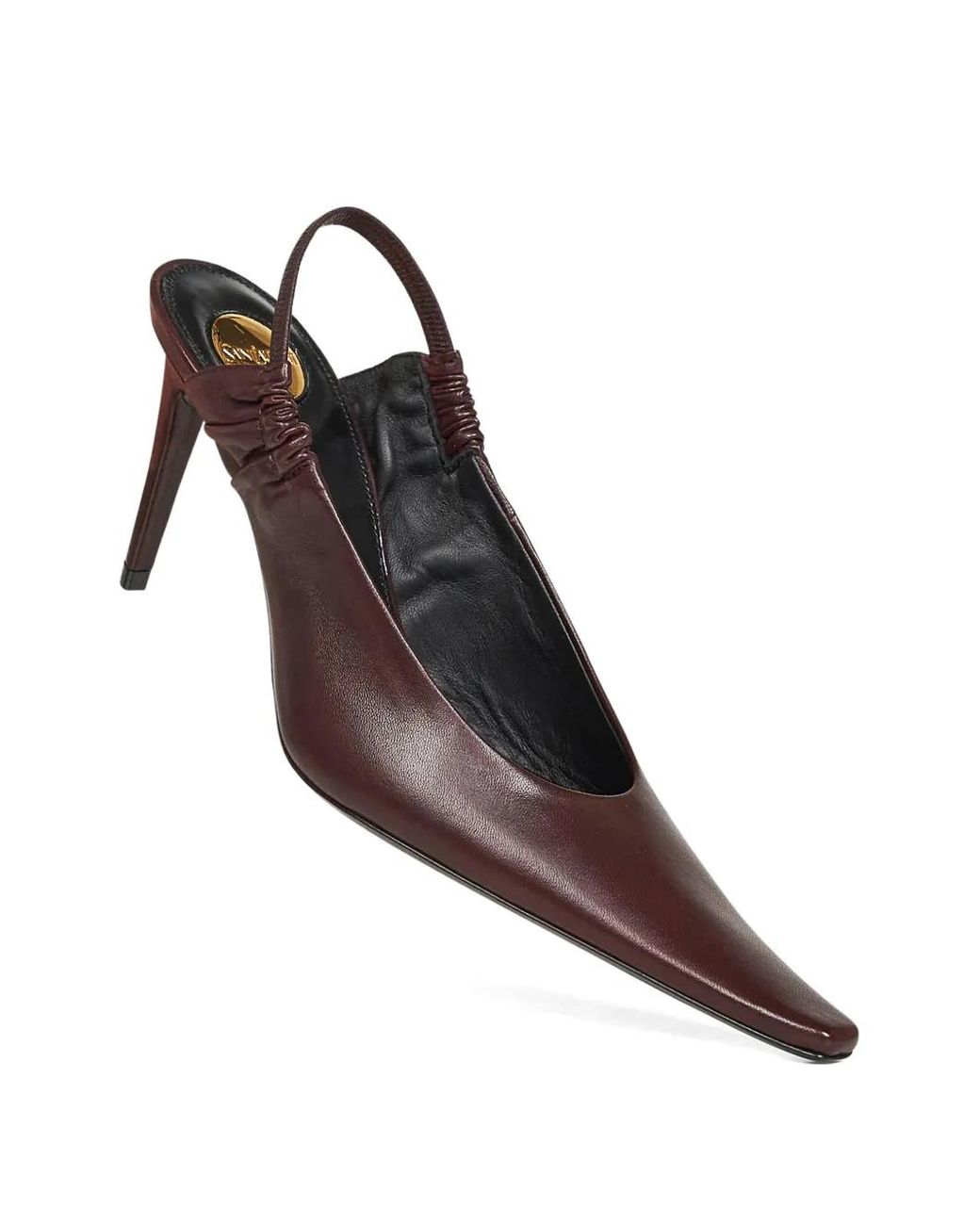 Saint Laurent Red 'Anne-Marie' Slingback