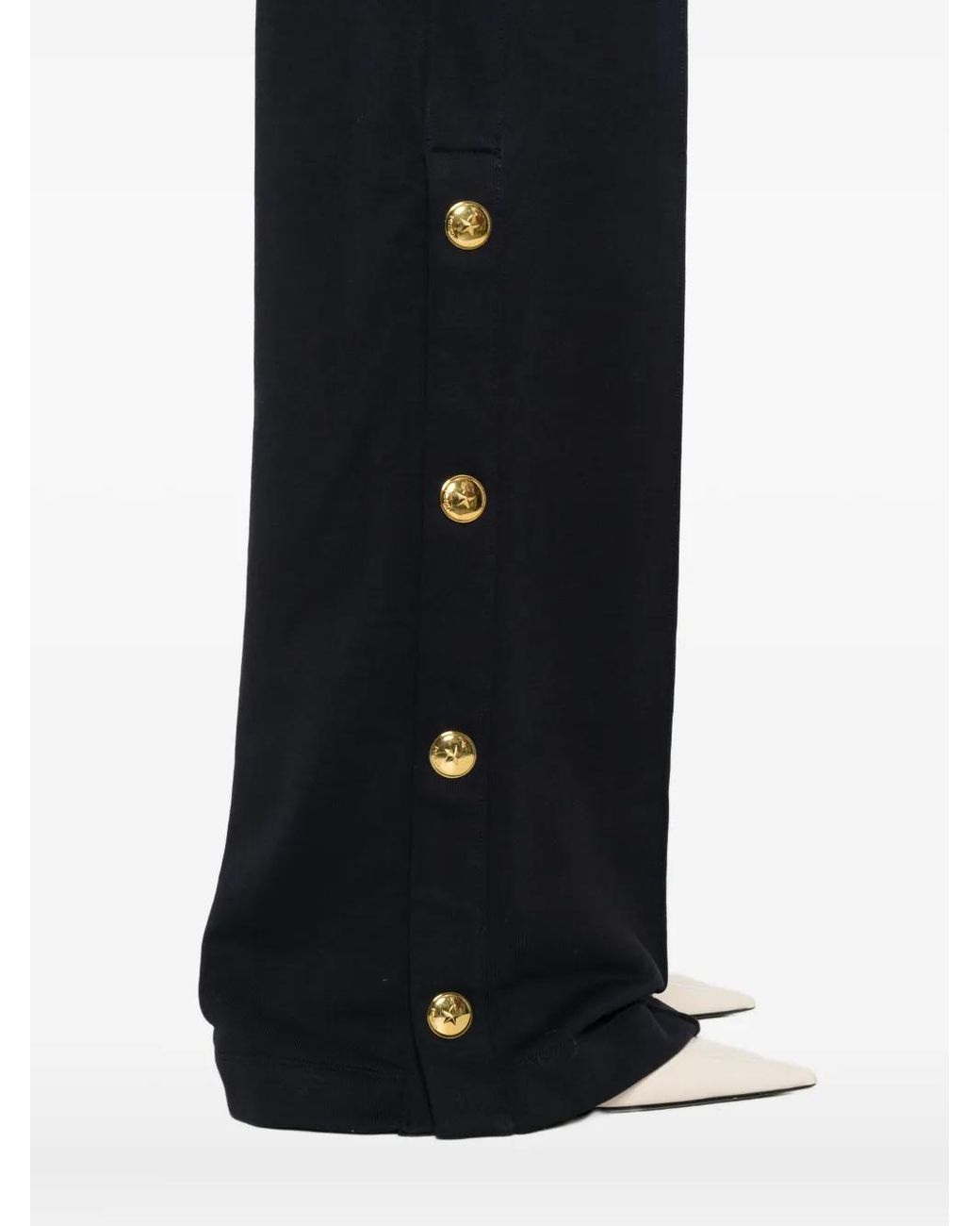 Pinko Blue Logo-Embroidered Track Pants