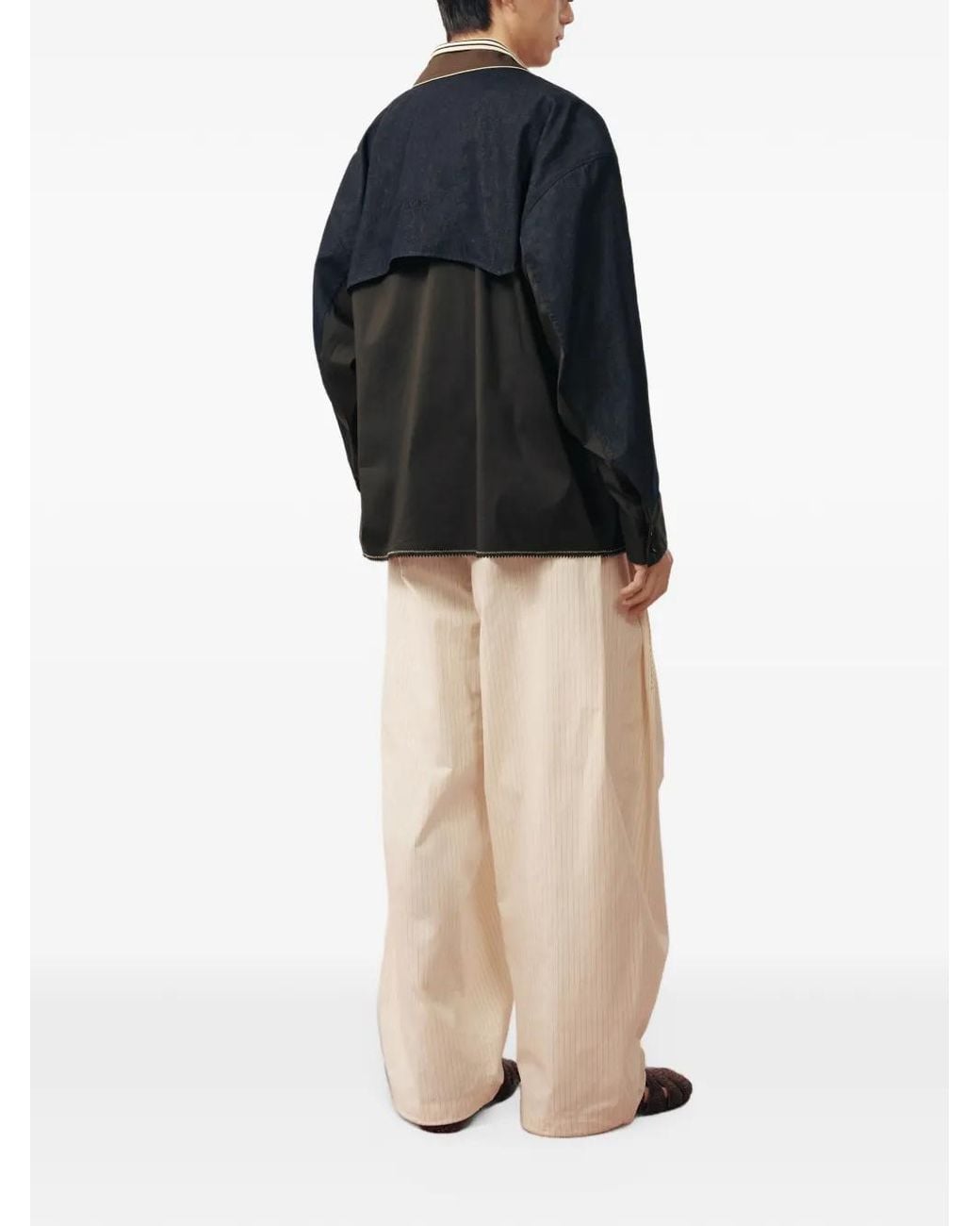 CROQUIS Black Layered Jacket for men