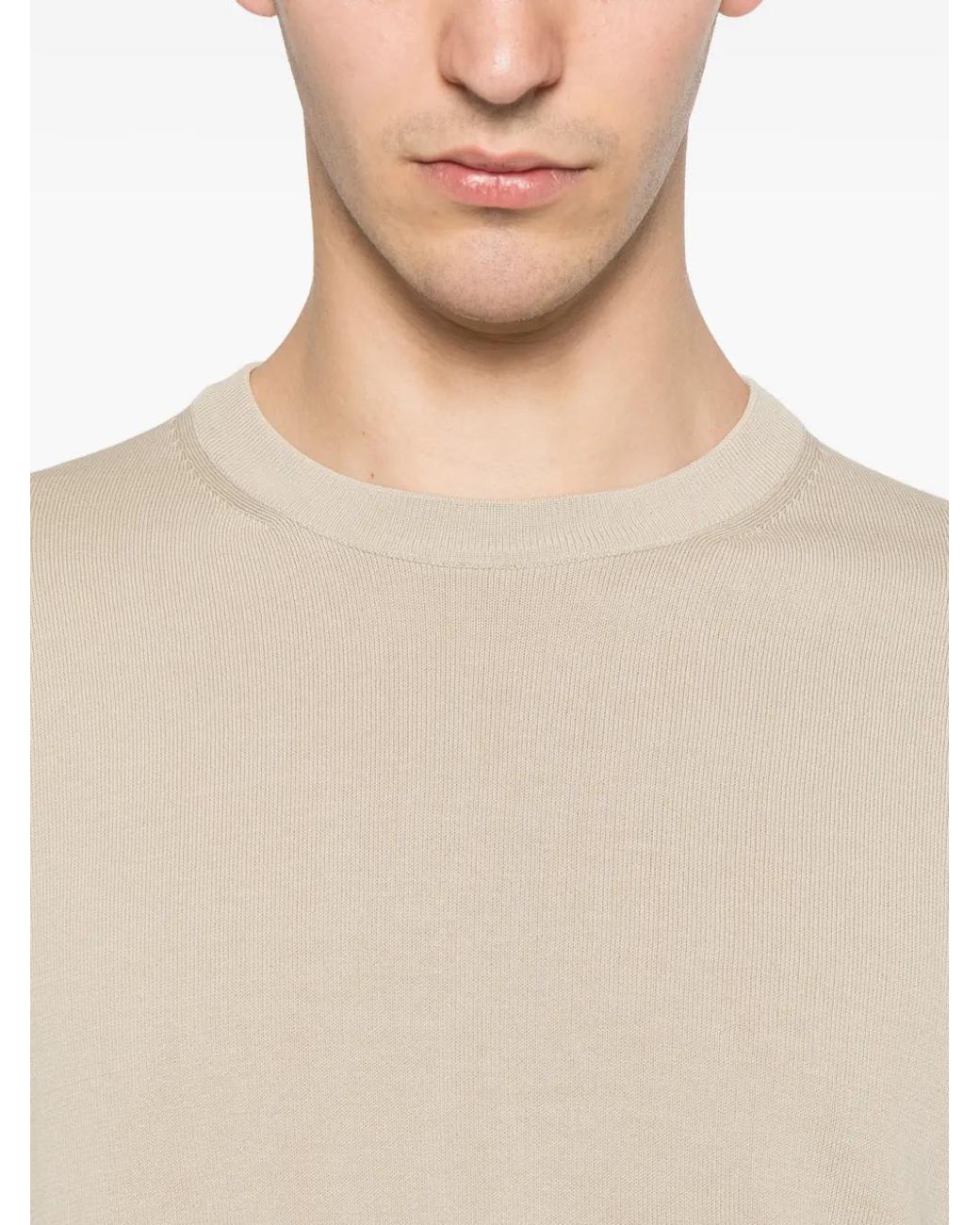 Canali Natural Crew-Neck Sweater for men