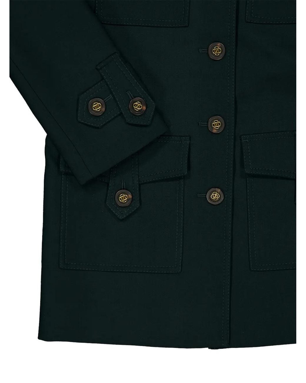 Zimmermann Black Valiant Belted Utility Jacket