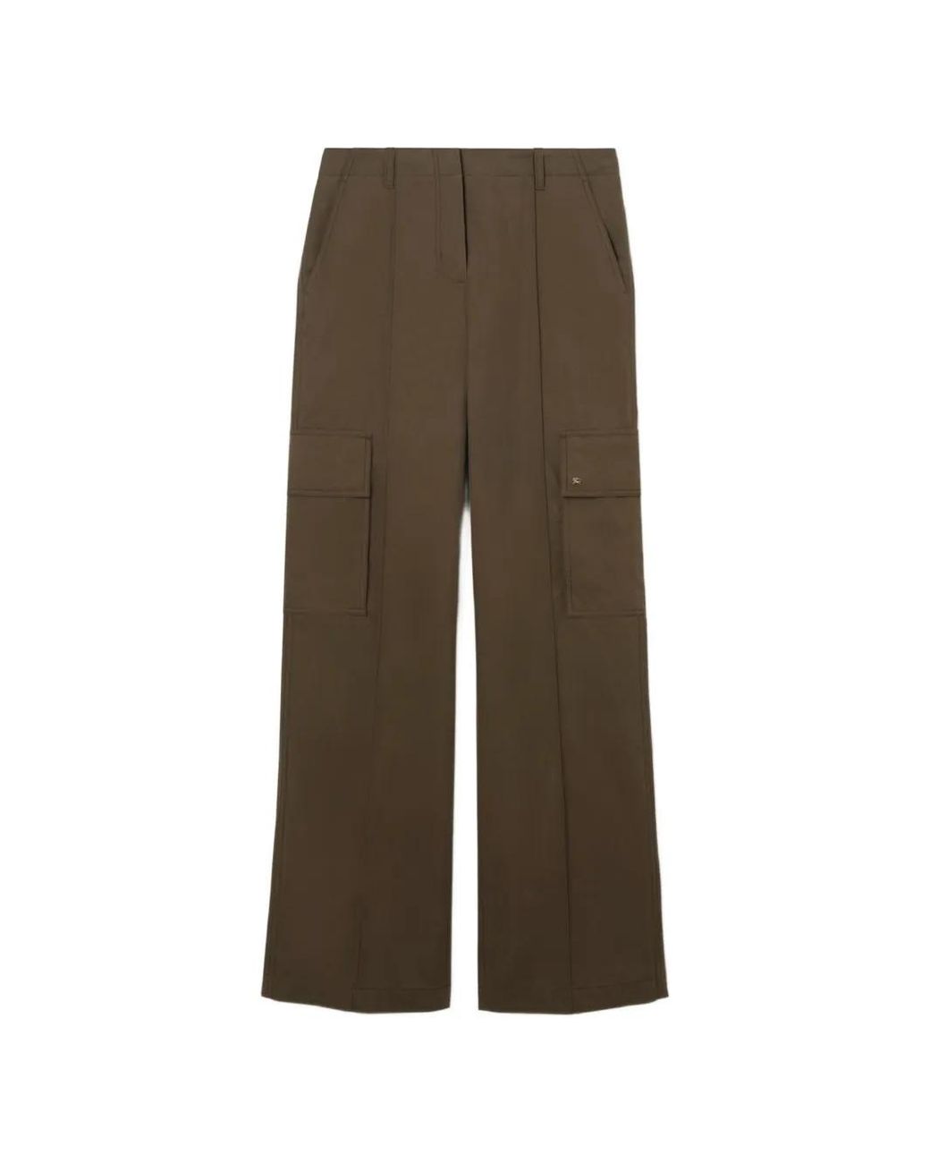 Burberry Natural Pantalon À Poches Cargo