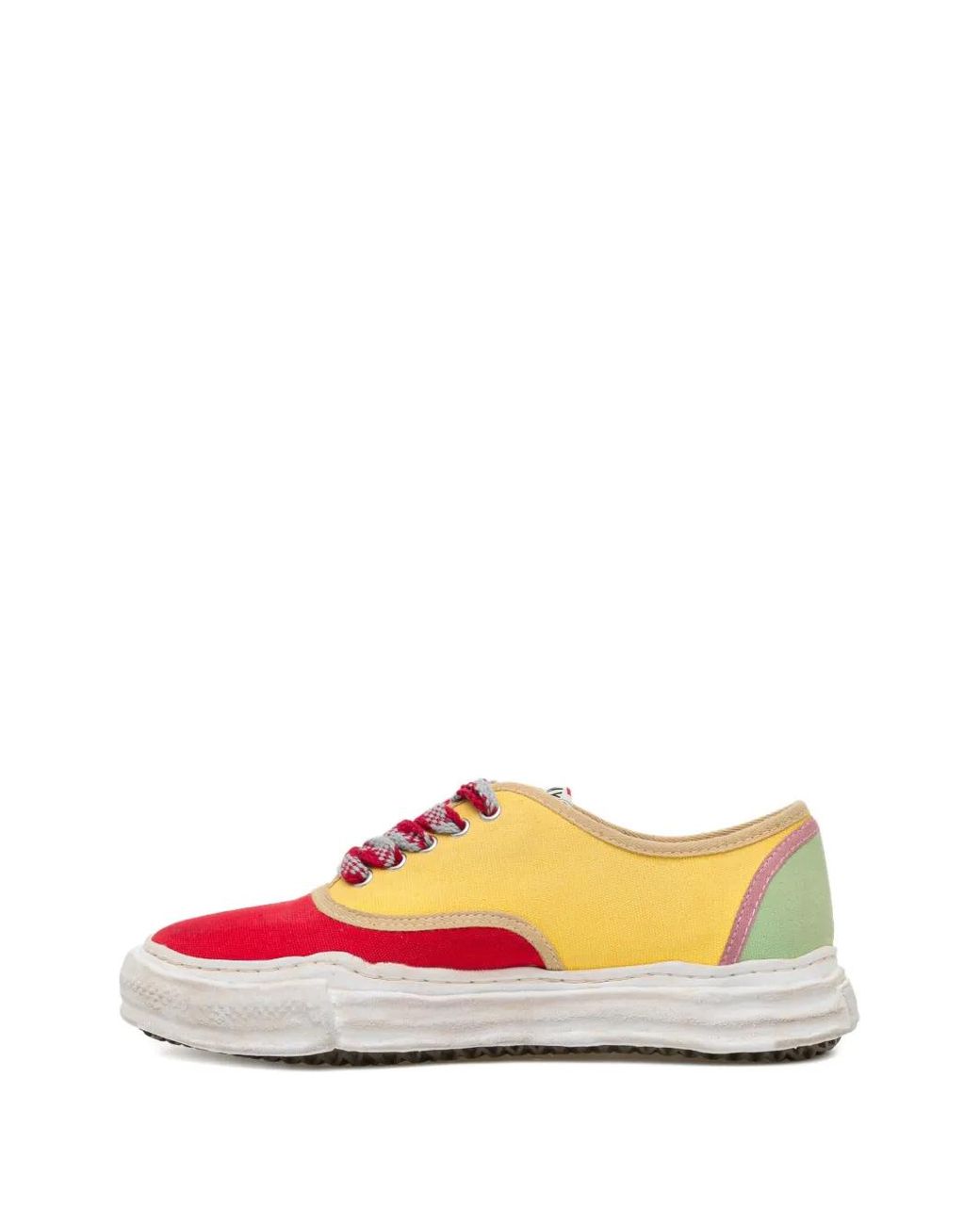 Maison Mihara Yasuhiro Pink Baker Og Sole Canvas Low-Top Sneakers for men