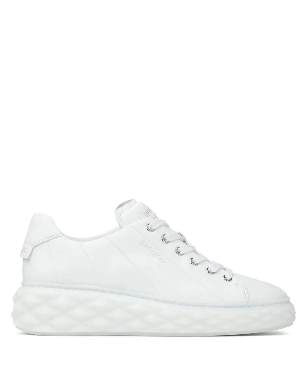 Jimmy Choo White Diamond Light Maxi F Trainers